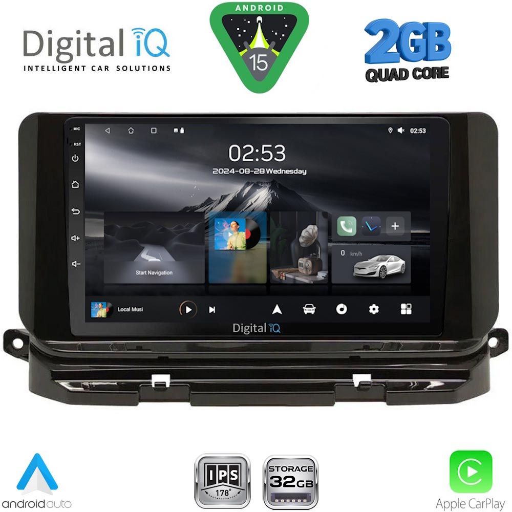 DIGITAL IQ RSD 1598_CPA (10inc) MULTIMEDIA TABLET for SKODA OCTAVIA 8 mod. 2021-2026 DIGITAL IQ RSD 1598_CPA (10inc) MULTIMEDIA TABLET for SKODA OCTAVIA 8 mod. 2021-2026