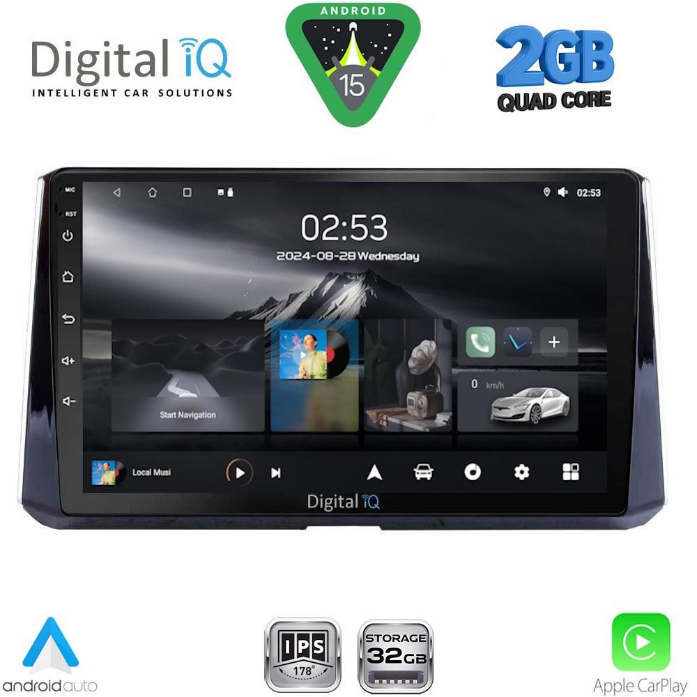 DIGITAL IQ RSD 1716_CPA (10inc) MULTIMEDIA TABLET for TOYOTA COROLLA mod. 2019-2026 DIGITAL IQ RSD 1716_CPA (10inc) MULTIMEDIA TABLET for TOYOTA COROLLA mod. 2019-2026