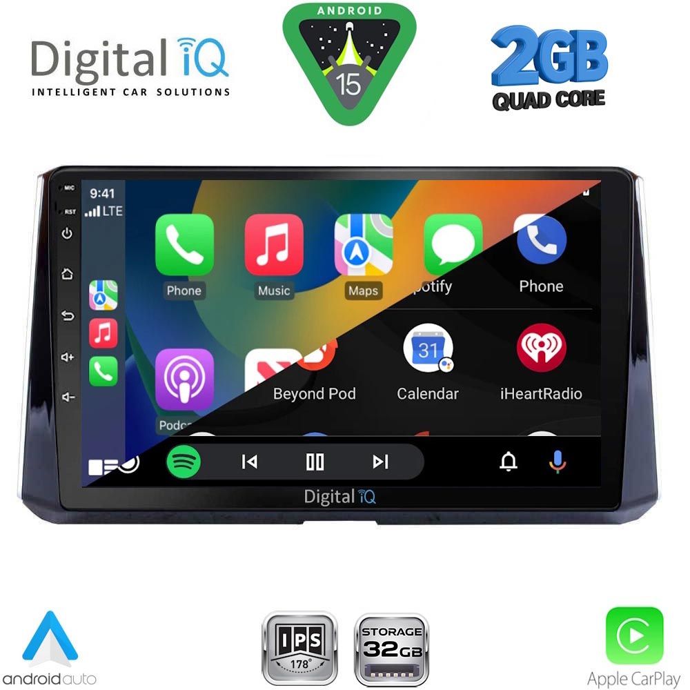 DIGITAL IQ RSD 1716_CPA (10inc) MULTIMEDIA TABLET for TOYOTA COROLLA mod. 2019-2026 DIGITAL IQ RSD 1716_CPA (10inc) MULTIMEDIA TABLET for TOYOTA COROLLA mod. 2019-2026