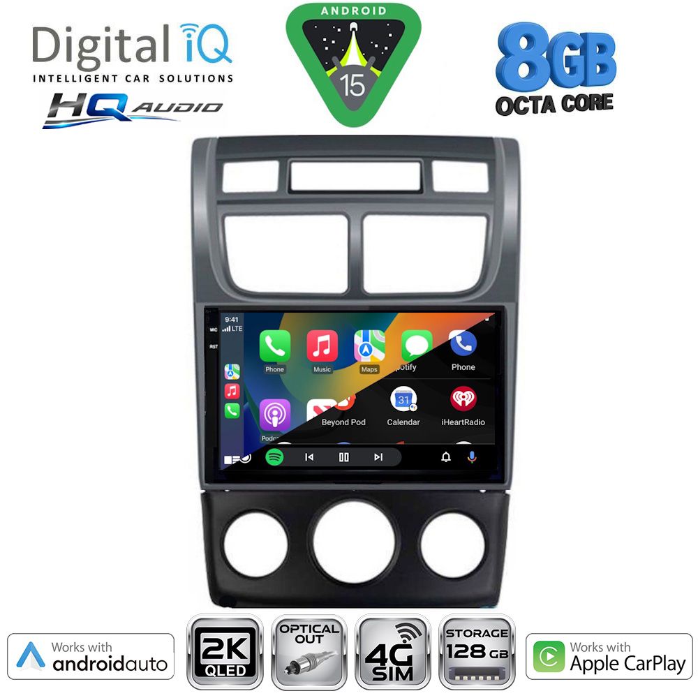 DIGITAL IQ BXK 20324BL_CPAA ((A/C+CLIMA) (9inc) MULTIMEDIA TABLET for KIA SPORTAGE mod. 2004-2010 DIGITAL IQ BXK 20324BL_CPAA ((A/C+CLIMA) (9inc) MULTIMEDIA TABLET for KIA SPORTAGE mod. 2004-2010
