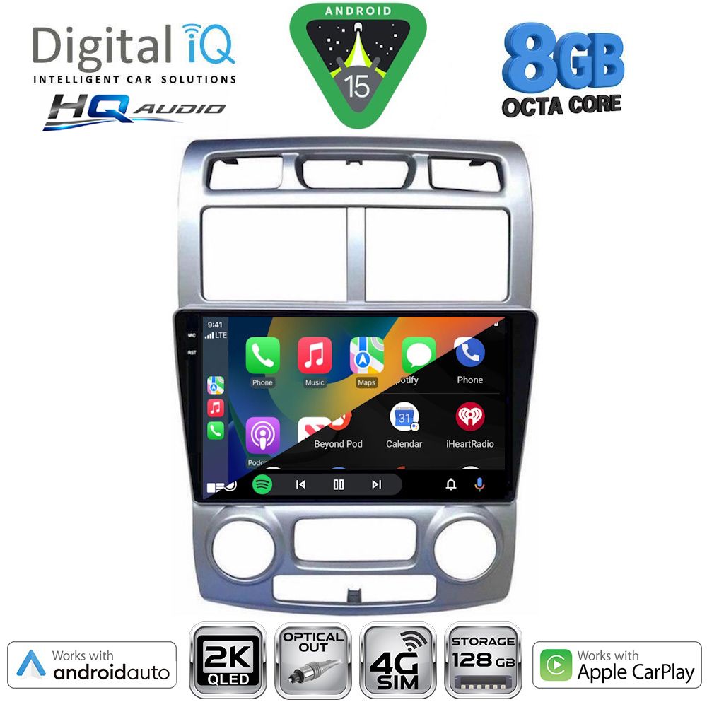 DIGITAL IQ BXK 20324SL_CPAA (CLIMA) (9inc) MULTIMEDIA TABLET for KIA SPORTAGE mod. 2004-2010 DIGITAL IQ BXK 20324SL_CPAA (CLIMA) (9inc) MULTIMEDIA TABLET for KIA SPORTAGE mod. 2004-2010