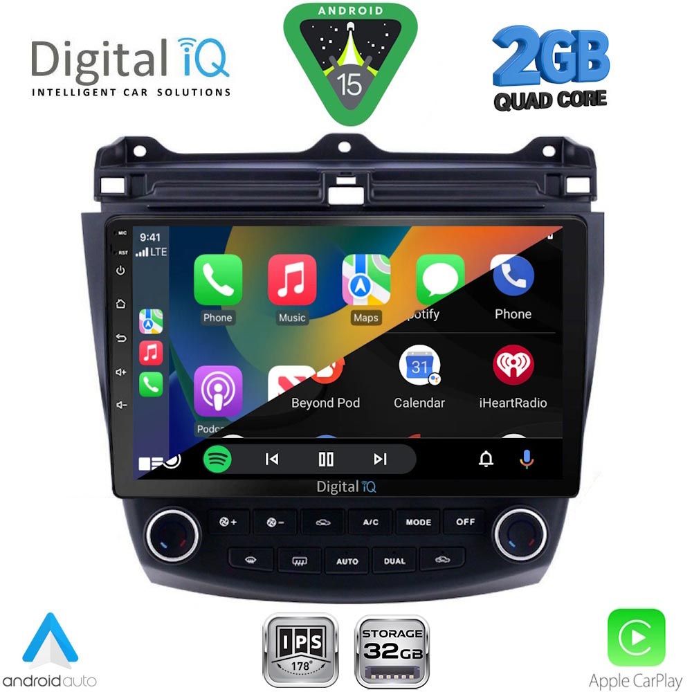 DIGITAL IQ RSD 1182_CPA (10inc) MULTIMEDIA TABLET for HONDA ACCORD mod. 2003-2007 DIGITAL IQ RSD 1182_CPA (10inc) MULTIMEDIA TABLET for HONDA ACCORD mod. 2003-2007
