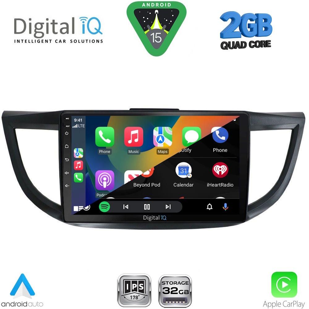 DIGITAL IQ RSD 1198_CPA (10inc) MULTIMEDIA TABLET for HONDA CRV mod. 2013-2017 DIGITAL IQ RSD 1198_CPA (10inc) MULTIMEDIA TABLET for HONDA CRV mod. 2013-2017