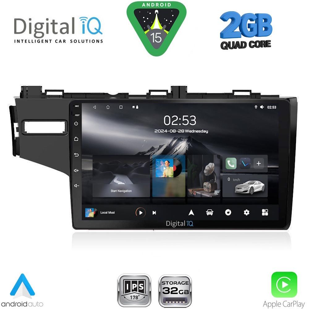DIGITAL IQ RSD 1212_CPA (10inc) MULTIMEDIA TABLET for HONDA JAZZ mod. 2013-2019 DIGITAL IQ RSD 1212_CPA (10inc) MULTIMEDIA TABLET for HONDA JAZZ mod. 2013-2019