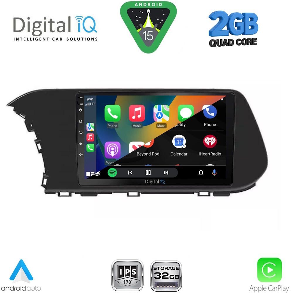 DIGITAL IQ RSD 1220_CPA (10inc) MULTIMEDIA TABLET for HYUNDAI i20 - BAYON mod. 2020-2026 DIGITAL IQ RSD 1220_CPA (10inc) MULTIMEDIA TABLET for HYUNDAI i20 - BAYON mod. 2020-2026