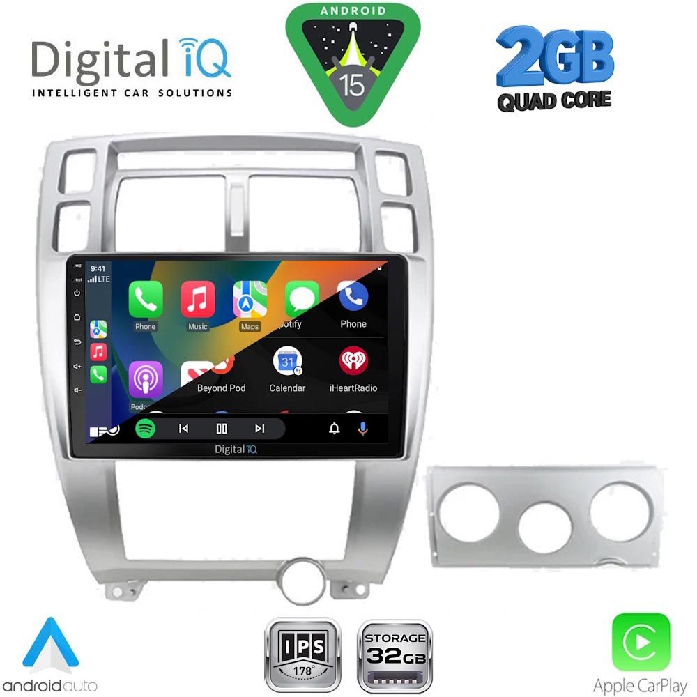 DIGITAL IQ RSD 1241SL_CPA (10inc) MULTIMEDIA TABLET for HYUNDAI TUCSON mod. 2004-2010 (SILVER) DIGITAL IQ RSD 1241SL_CPA (10inc) MULTIMEDIA TABLET for HYUNDAI TUCSON mod. 2004-2010 (SILVER)