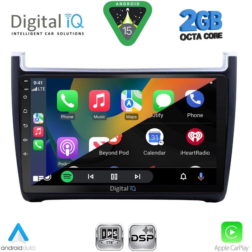 DIGITAL IQ RSF 4757_CPA (9inc) MULTIMEDIA TABLET for VW POLO mod. 2014-2017 DIGITAL IQ RSF 4757_CPA (9inc) MULTIMEDIA TABLET for VW POLO mod. 2014-2017