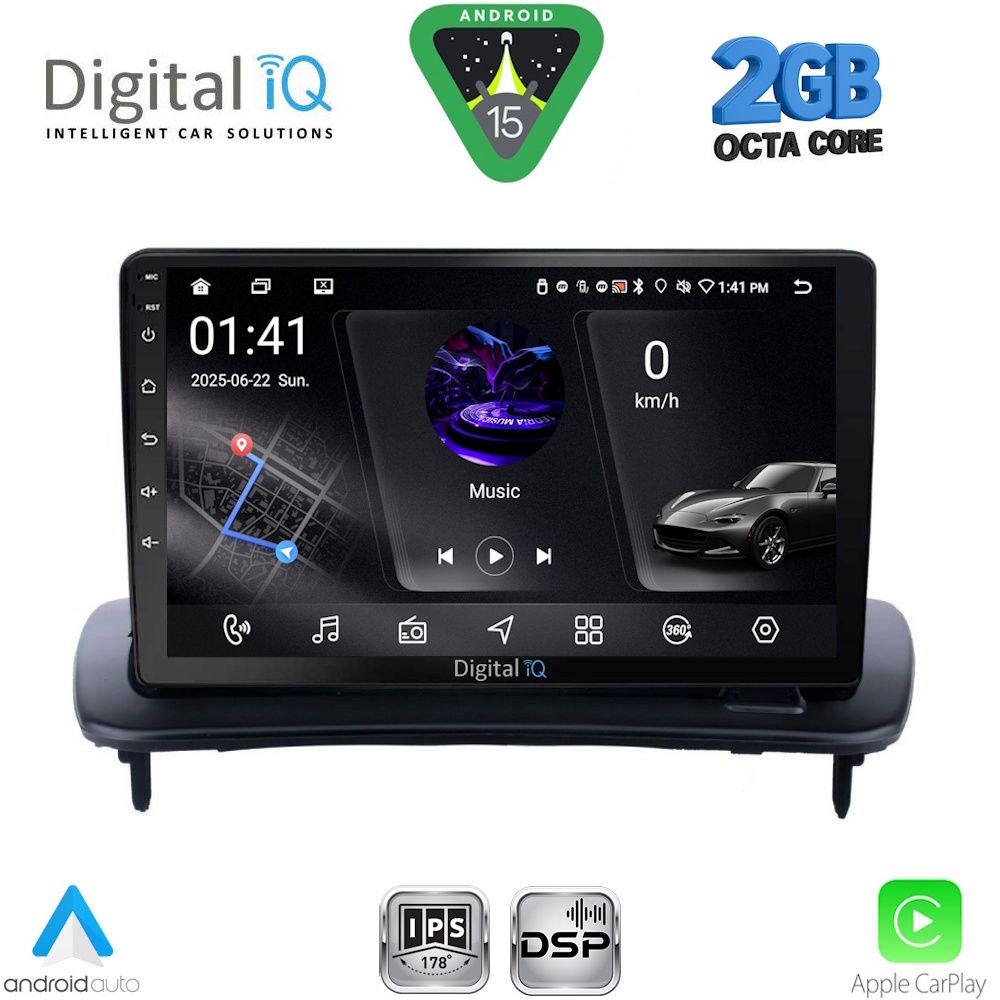 DIGITAL IQ RSF 4783_CPA (9inc) MULTIMEDIA TABLET for VOLVO C30 - S40 mod. 2005-2013 DIGITAL IQ RSF 4783_CPA (9inc) MULTIMEDIA TABLET for VOLVO C30 - S40 mod. 2005-2013