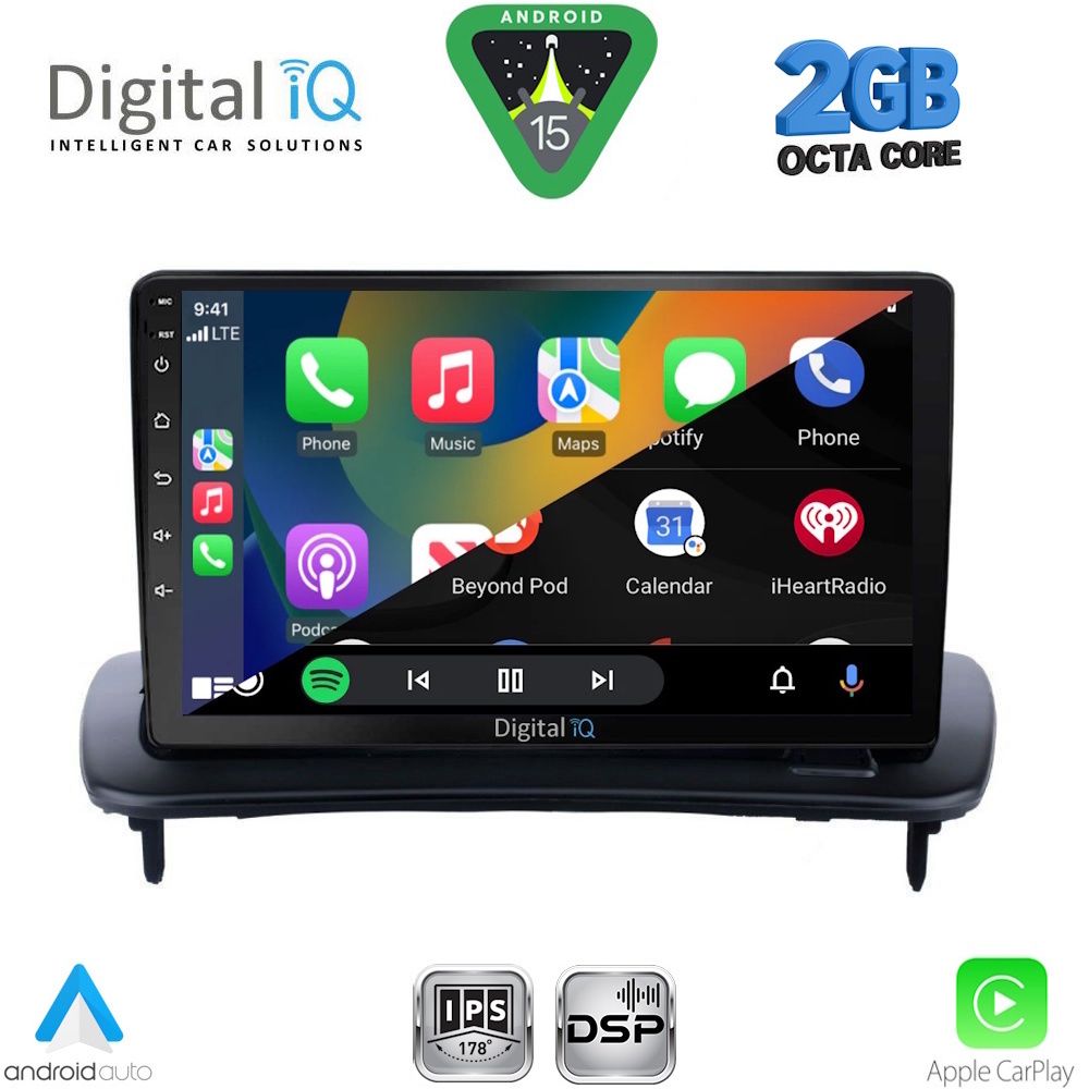 DIGITAL IQ RSF 4783_CPA (9inc) MULTIMEDIA TABLET for VOLVO C30 - S40 mod. 2005-2013 DIGITAL IQ RSF 4783_CPA (9inc) MULTIMEDIA TABLET for VOLVO C30 - S40 mod. 2005-2013