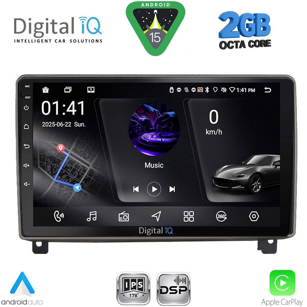 DIGITAL IQ RSF 4517_CPA (9inc) MULTIMEDIA TABLET for PEUGEOT 407 mod. 2004-2011 DIGITAL IQ RSF 4517_CPA (9inc) MULTIMEDIA TABLET for PEUGEOT 407 mod. 2004-2011
