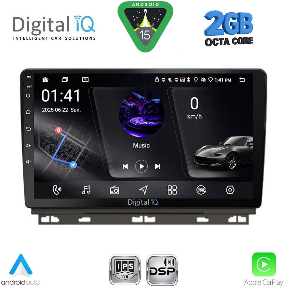 DIGITAL IQ RSF 4546_CPA (9inc) MULTIMEDIA TABLET for RENAULT CLIO - CAPTUR mod. 2019-2026 DIGITAL IQ RSF 4546_CPA (9inc) MULTIMEDIA TABLET for RENAULT CLIO - CAPTUR mod. 2019-2026