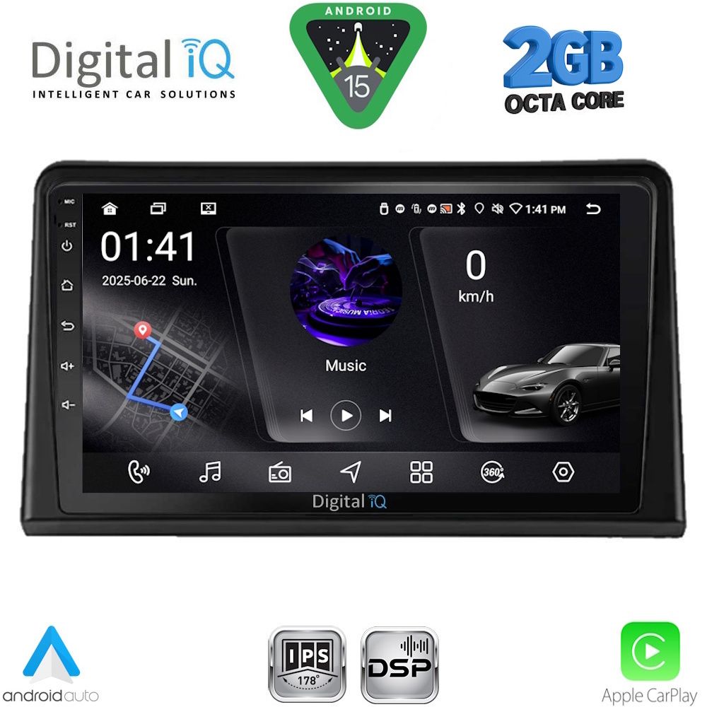 DIGITAL IQ RSF 4548_CPA (9inc) MULTIMEDIA TABLET for RENAULT EXPRESS mod. 2020-2026 DIGITAL IQ RSF 4548_CPA (9inc) MULTIMEDIA TABLET for RENAULT EXPRESS mod. 2020-2026