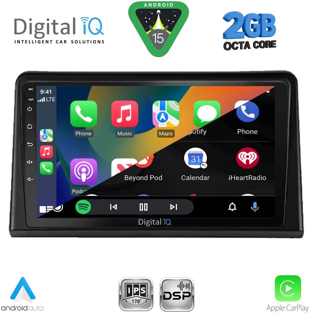 DIGITAL IQ RSF 4548_CPA (9inc) MULTIMEDIA TABLET for RENAULT EXPRESS mod. 2020-2026 DIGITAL IQ RSF 4548_CPA (9inc) MULTIMEDIA TABLET for RENAULT EXPRESS mod. 2020-2026