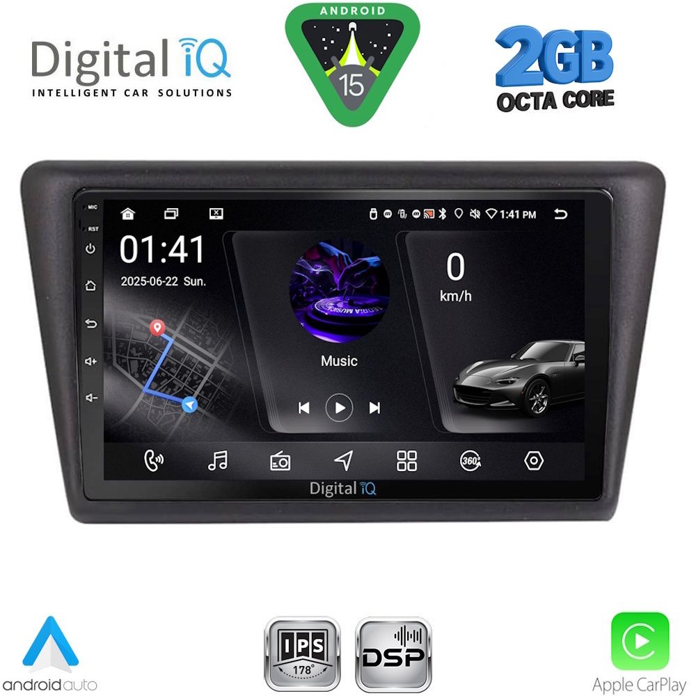 DIGITAL IQ RSF 4600_CPA (9inc) MULTIMEDIA TABLET for SKODA RAPID SPACEBACK mod. 2014-2019 DIGITAL IQ RSF 4600_CPA (9inc) MULTIMEDIA TABLET for SKODA RAPID SPACEBACK mod. 2014-2019