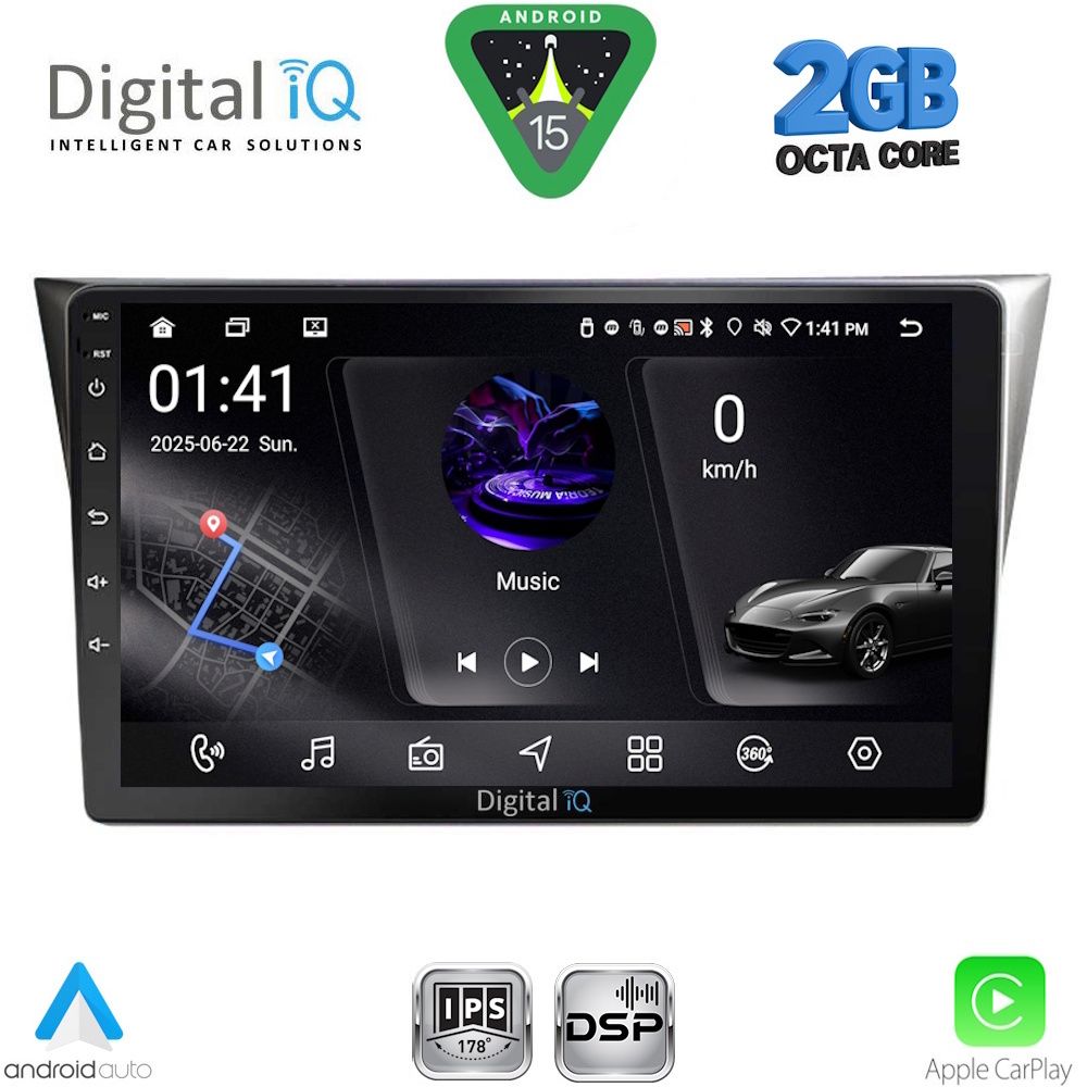 DIGITAL IQ RSF 4659_CPA (9inc) MULTIMEDIA TABLET for SUBARU IMPREZA mod. 2002-2008 DIGITAL IQ RSF 4659_CPA (9inc) MULTIMEDIA TABLET for SUBARU IMPREZA mod. 2002-2008