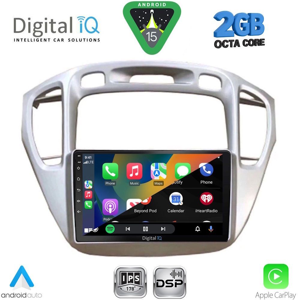 DIGITAL IQ RSF 4718_CPA (9inc) MULTIMEDIA TABLET for TOYOTA HIGHLANDER mod. 2002-2009 DIGITAL IQ RSF 4718_CPA (9inc) MULTIMEDIA TABLET for TOYOTA HIGHLANDER mod. 2002-2009
