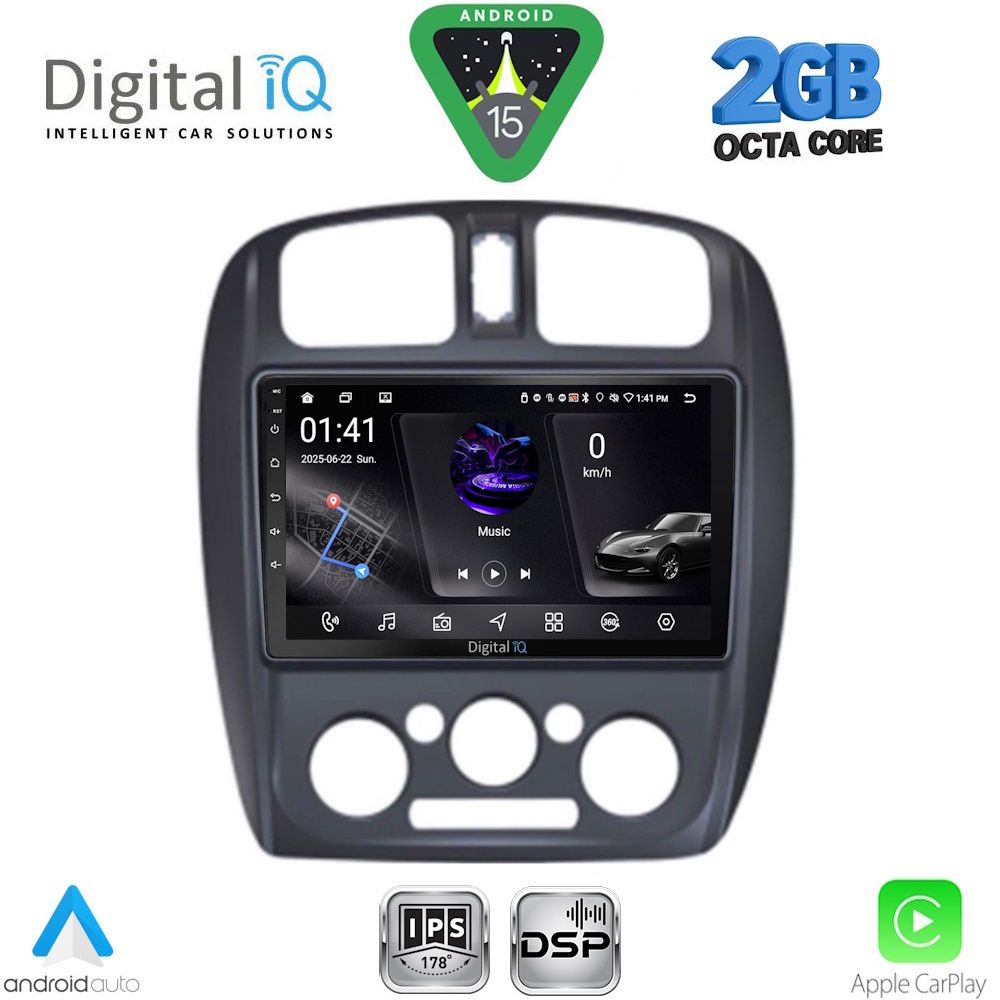 DIGITAL IQ RSF 4363_CPA (9inc) MULTIMEDIA TABLET for MAZDA 323 mod. 1998-2004 DIGITAL IQ RSF 4363_CPA (9inc) MULTIMEDIA TABLET for MAZDA 323 mod. 1998-2004