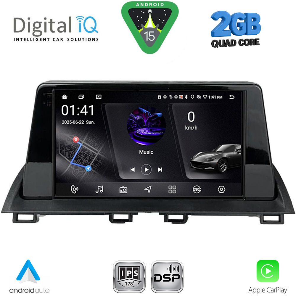 DIGITAL IQ RSF 4367_CPA (9inc) MULTIMEDIA TABLET for MAZDA 3 mod. 2014-2019 DIGITAL IQ RSF 4367_CPA (9inc) MULTIMEDIA TABLET for MAZDA 3 mod. 2014-2019