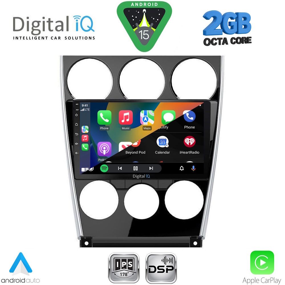 DIGITAL IQ RSF 4375_CPA (9inc) MULTIMEDIA TABLET for MAZDA 6 (FACELIFT) mod. 2005-2008 DIGITAL IQ RSF 4375_CPA (9inc) MULTIMEDIA TABLET for MAZDA 6 (FACELIFT) mod. 2005-2008