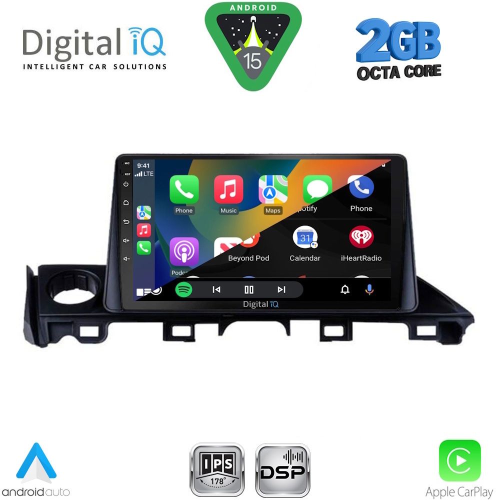 DIGITAL IQ RSF 4379_CPA (9inc) MULTIMEDIA TABLET for MAZDA 6 mod. 2017-2020 DIGITAL IQ RSF 4379_CPA (9inc) MULTIMEDIA TABLET for MAZDA 6 mod. 2017-2020