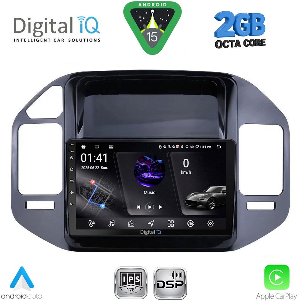 DIGITAL IQ RSF 4444BL_CPA (9inc) MULTIMEDIA TABLET for MITSUBISHI PAJERO mod. 1999-2006 DIGITAL IQ RSF 4444BL_CPA (9inc) MULTIMEDIA TABLET for MITSUBISHI PAJERO mod. 1999-2006