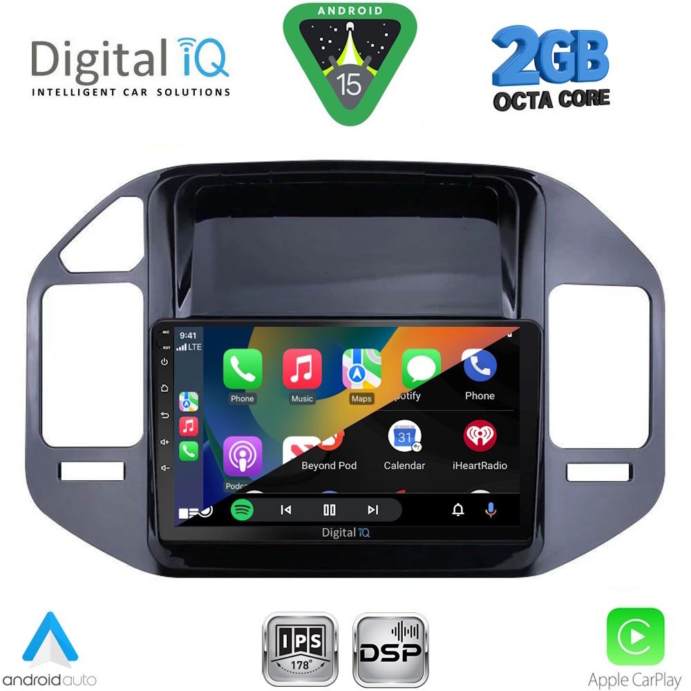 DIGITAL IQ RSF 4444BL_CPA (9inc) MULTIMEDIA TABLET for MITSUBISHI PAJERO mod. 1999-2006 DIGITAL IQ RSF 4444BL_CPA (9inc) MULTIMEDIA TABLET for MITSUBISHI PAJERO mod. 1999-2006