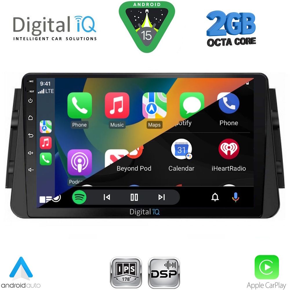 DIGITAL IQ RSF 4460_CPA (9inc) MULTIMEDIA TABLET for NISSAN MICRA mod. 2017-2025 DIGITAL IQ RSF 4460_CPA (9inc) MULTIMEDIA TABLET for NISSAN MICRA mod. 2017-2025