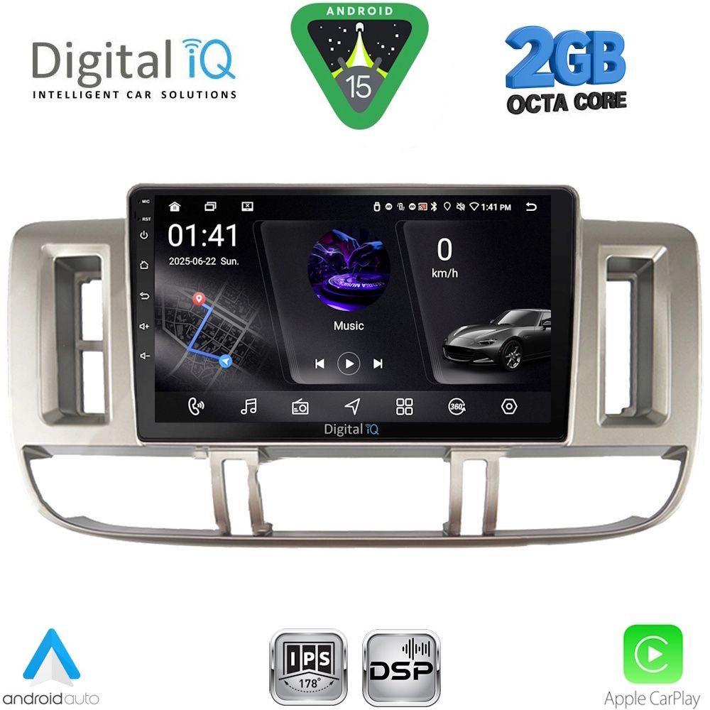 DIGITAL IQ RSF 4474_CPA (9inc) MULTIMEDIA TABLET for NISSAN XTRAIL mod. 2000-2004 DIGITAL IQ RSF 4474_CPA (9inc) MULTIMEDIA TABLET for NISSAN XTRAIL mod. 2000-2004