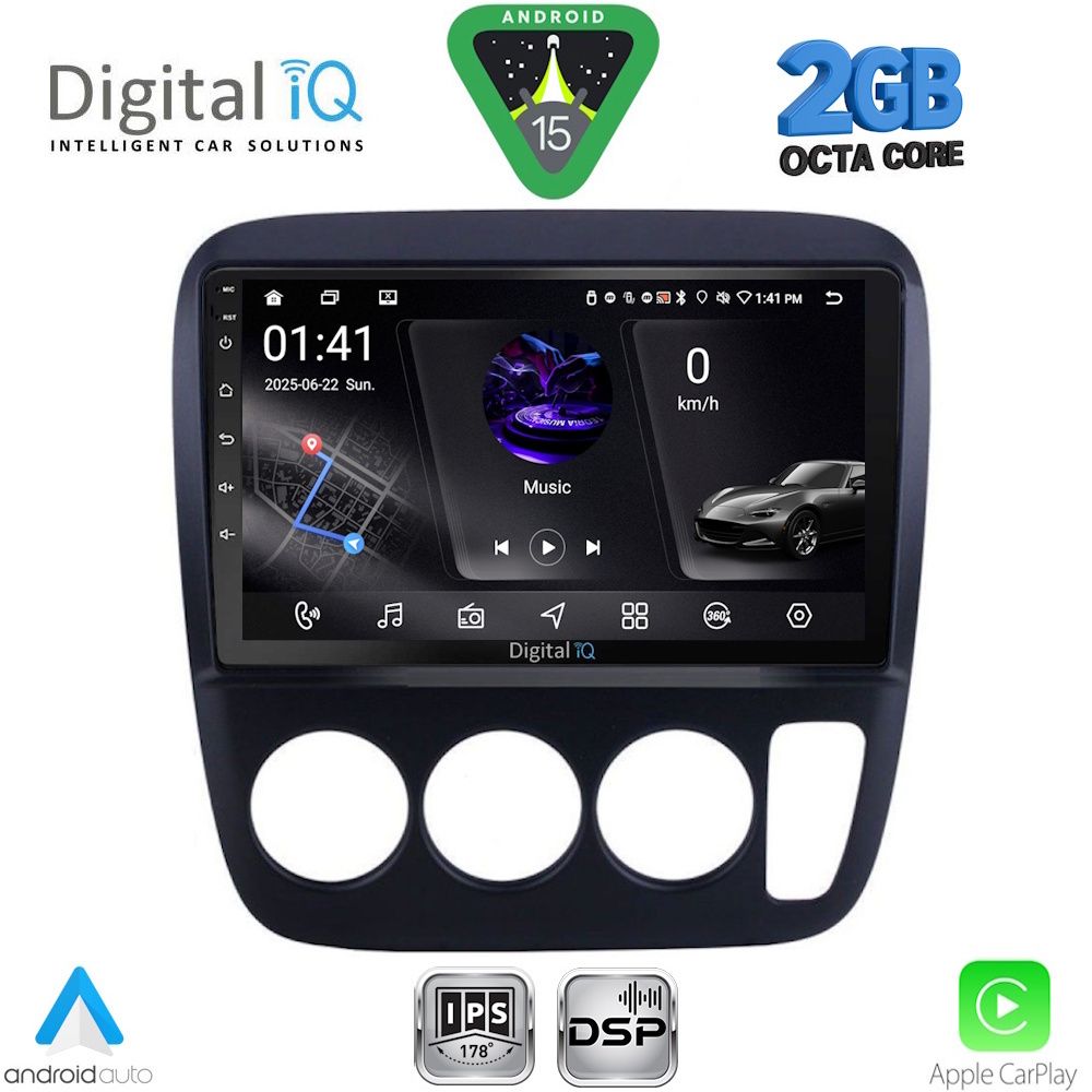 DIGITAL IQ RSF 4196_CPA A/C (9inc) MULTIMEDIA TABLET for HONDA CRV mod. 1996-2006 DIGITAL IQ RSF 4196_CPA A/C (9inc) MULTIMEDIA TABLET for HONDA CRV mod. 1996-2006