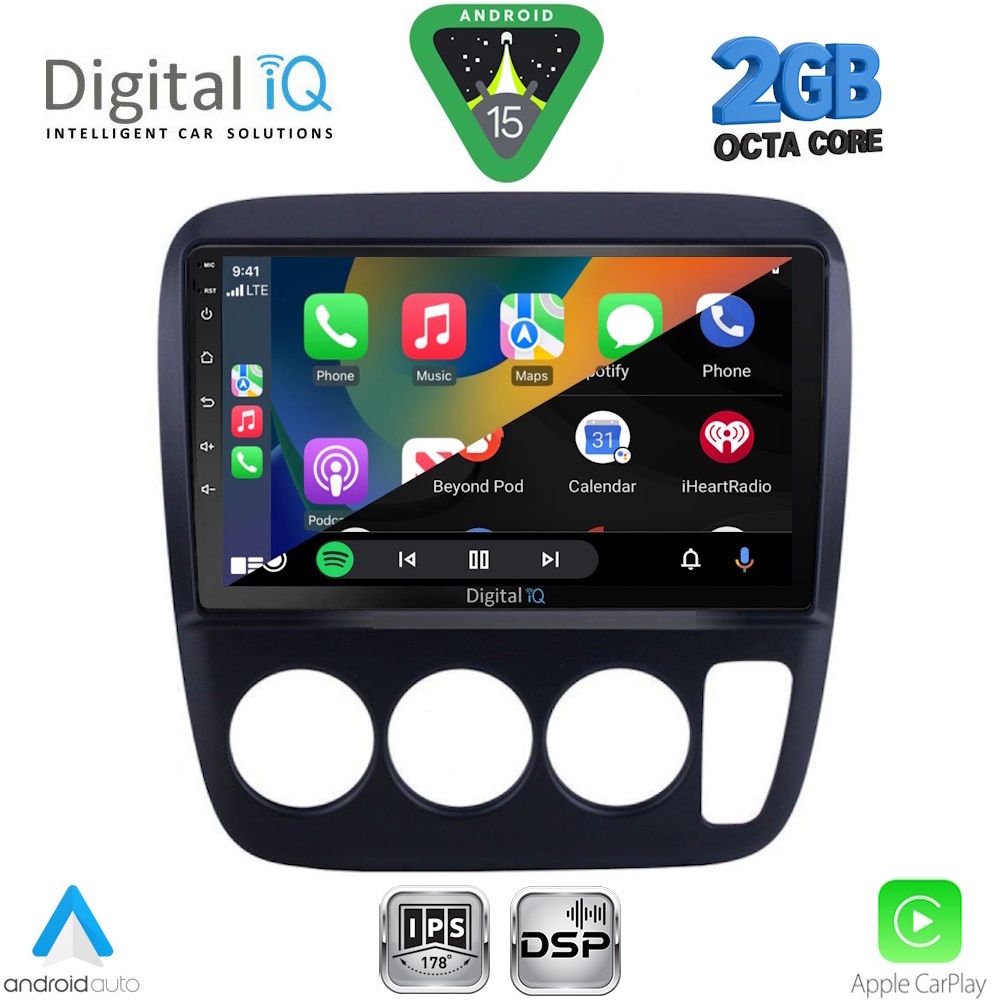 DIGITAL IQ RSF 4196_CPA A/C (9inc) MULTIMEDIA TABLET for HONDA CRV mod. 1996-2006 DIGITAL IQ RSF 4196_CPA A/C (9inc) MULTIMEDIA TABLET for HONDA CRV mod. 1996-2006