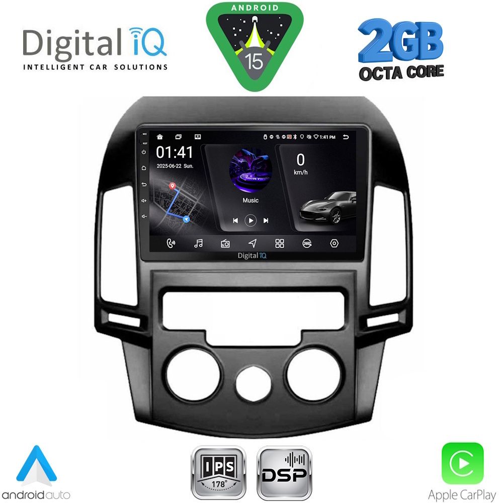 DIGITAL IQ RSF 4231_CPA A/C (9inc) MULTIMEDIA TABLET for HYUNDAI i30 mod. 2007-2012 DIGITAL IQ RSF 4231_CPA A/C (9inc) MULTIMEDIA TABLET for HYUNDAI i30 mod. 2007-2012