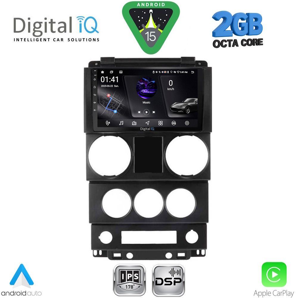 DIGITAL IQ RSF 4292_CPA (9inc) MULTIMEDIA TABLET for JEEP WRANGLER mod. 2006-2011 DIGITAL IQ RSF 4292_CPA (9inc) MULTIMEDIA TABLET for JEEP WRANGLER mod. 2006-2011