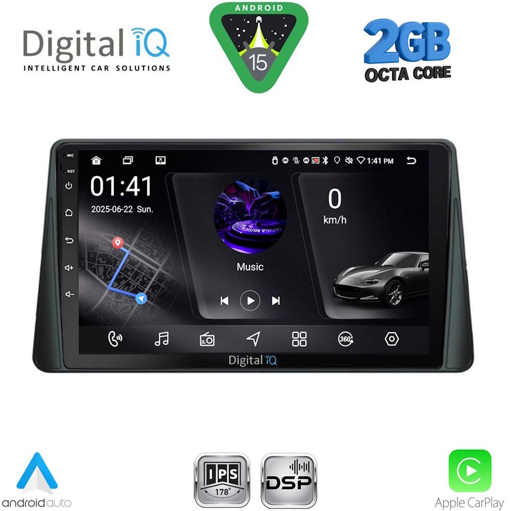 DIGITAL IQ RSF 4158_CPA (9inc) MULTIMEDIA TABLET for FORD FOCUS mod. 2019-2025 DIGITAL IQ RSF 4158_CPA (9inc) MULTIMEDIA TABLET for FORD FOCUS mod. 2019-2025