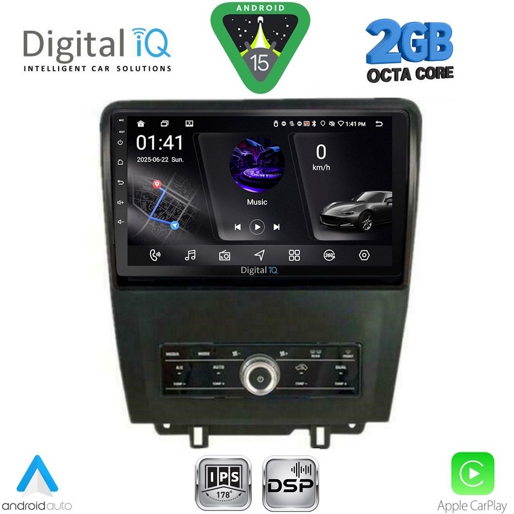 DIGITAL IQ RSF 4165_CPA (10inc) MULTIMEDIA TABLET for FORD MUSTANG mod. 2010-2015 DIGITAL IQ RSF 4165_CPA (10inc) MULTIMEDIA TABLET for FORD MUSTANG mod. 2010-2015