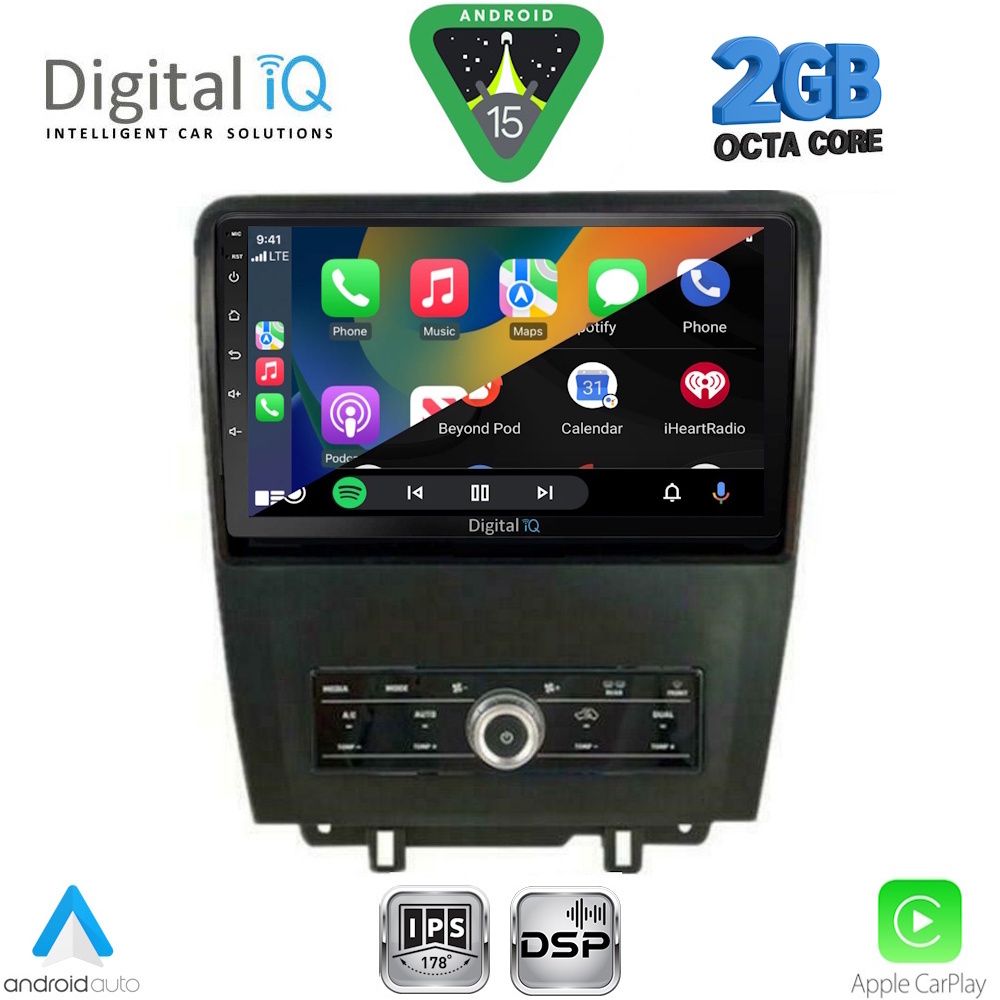 DIGITAL IQ RSF 4165_CPA (10inc) MULTIMEDIA TABLET for FORD MUSTANG mod. 2010-2015 DIGITAL IQ RSF 4165_CPA (10inc) MULTIMEDIA TABLET for FORD MUSTANG mod. 2010-2015