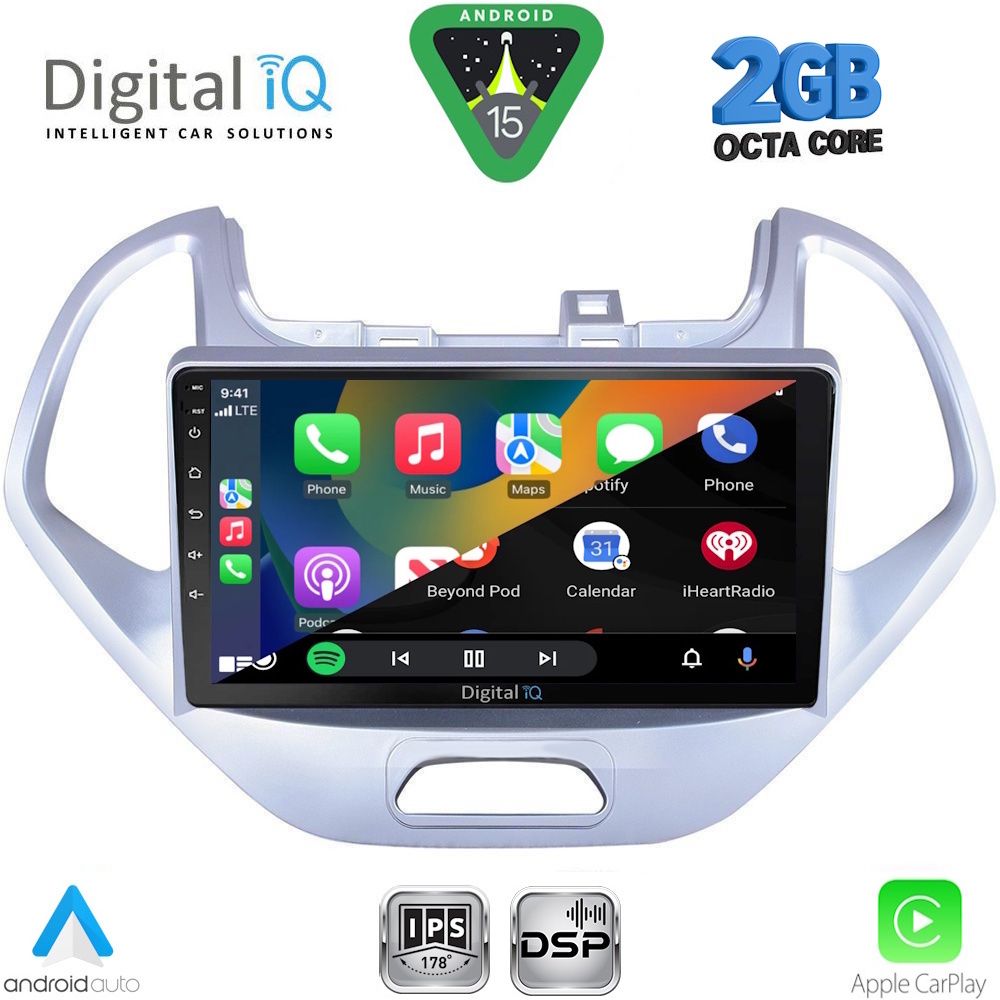 DIGITAL IQ RSF 4167LO_CPA (9inc) MULTIMEDIA TABLET for FORD KA mod. 2017-2024 DIGITAL IQ RSF 4167LO_CPA (9inc) MULTIMEDIA TABLET for FORD KA mod. 2017-2024