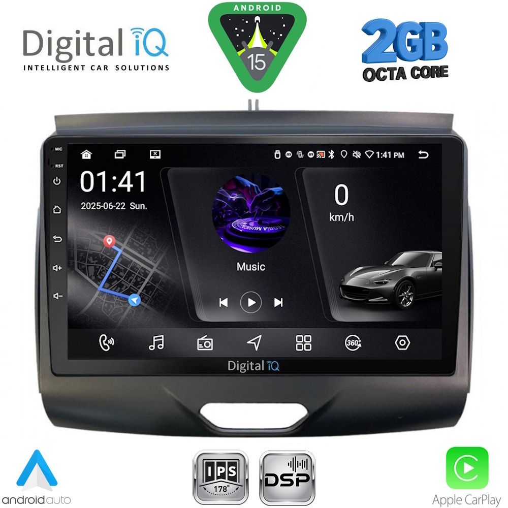 DIGITAL IQ RSF 4172B_CPA (9inc) MULTIMEDIA TABLET for FORD RANGER mod. 2015-2018 DIGITAL IQ RSF 4172B_CPA (9inc) MULTIMEDIA TABLET for FORD RANGER mod. 2015-2018