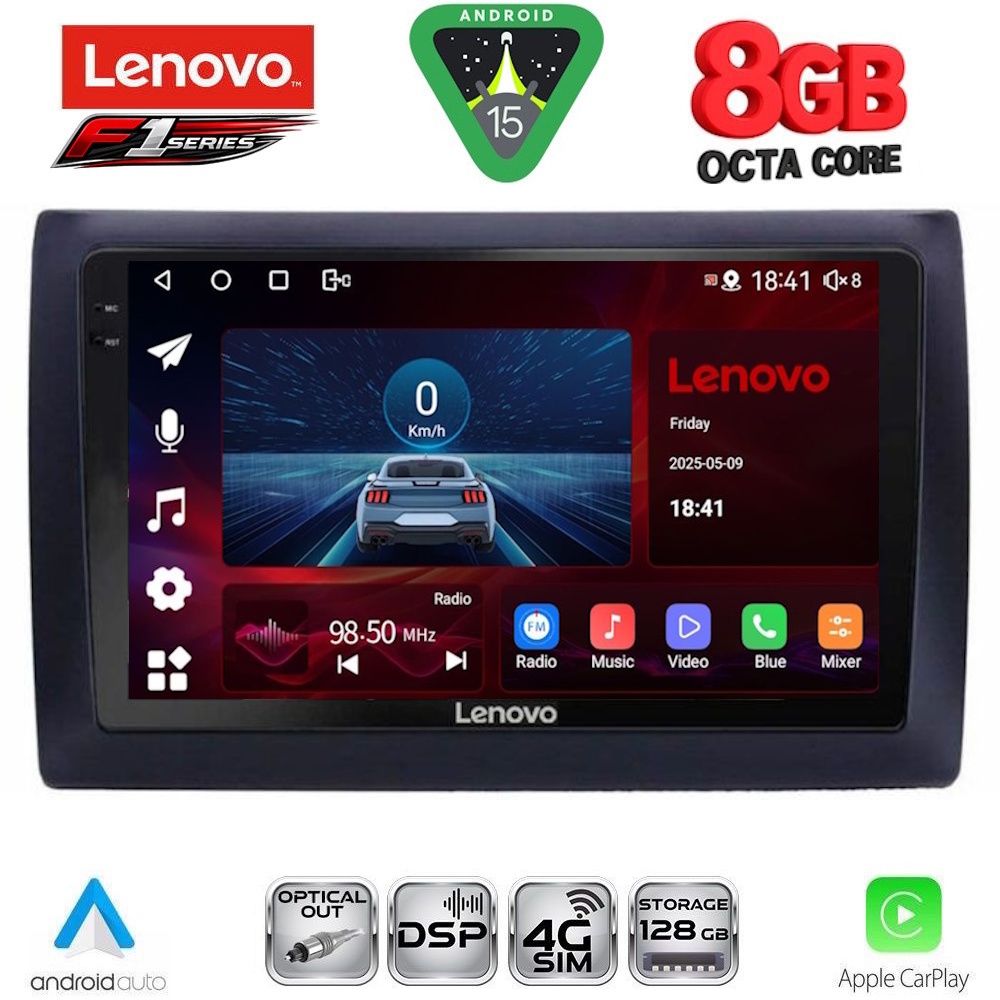 LENOVO SSR 10145_CPA (9inc) MULTIMEDIA TABLET for FIAT STILO mod. 2001-2007 LENOVO SSR 10145_CPA (9inc) MULTIMEDIA TABLET for FIAT STILO mod. 2001-2007