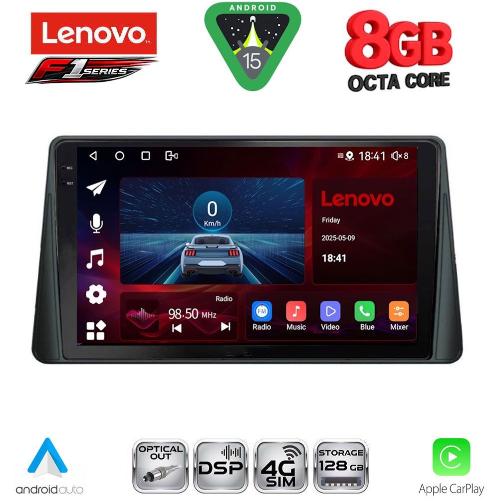 LENOVO SSR 10158_CPA (9inc) MULTIMEDIA TABLET for FORD FOCUS mod. 2019-2025 LENOVO SSR 10158_CPA (9inc) MULTIMEDIA TABLET for FORD FOCUS mod. 2019-2025