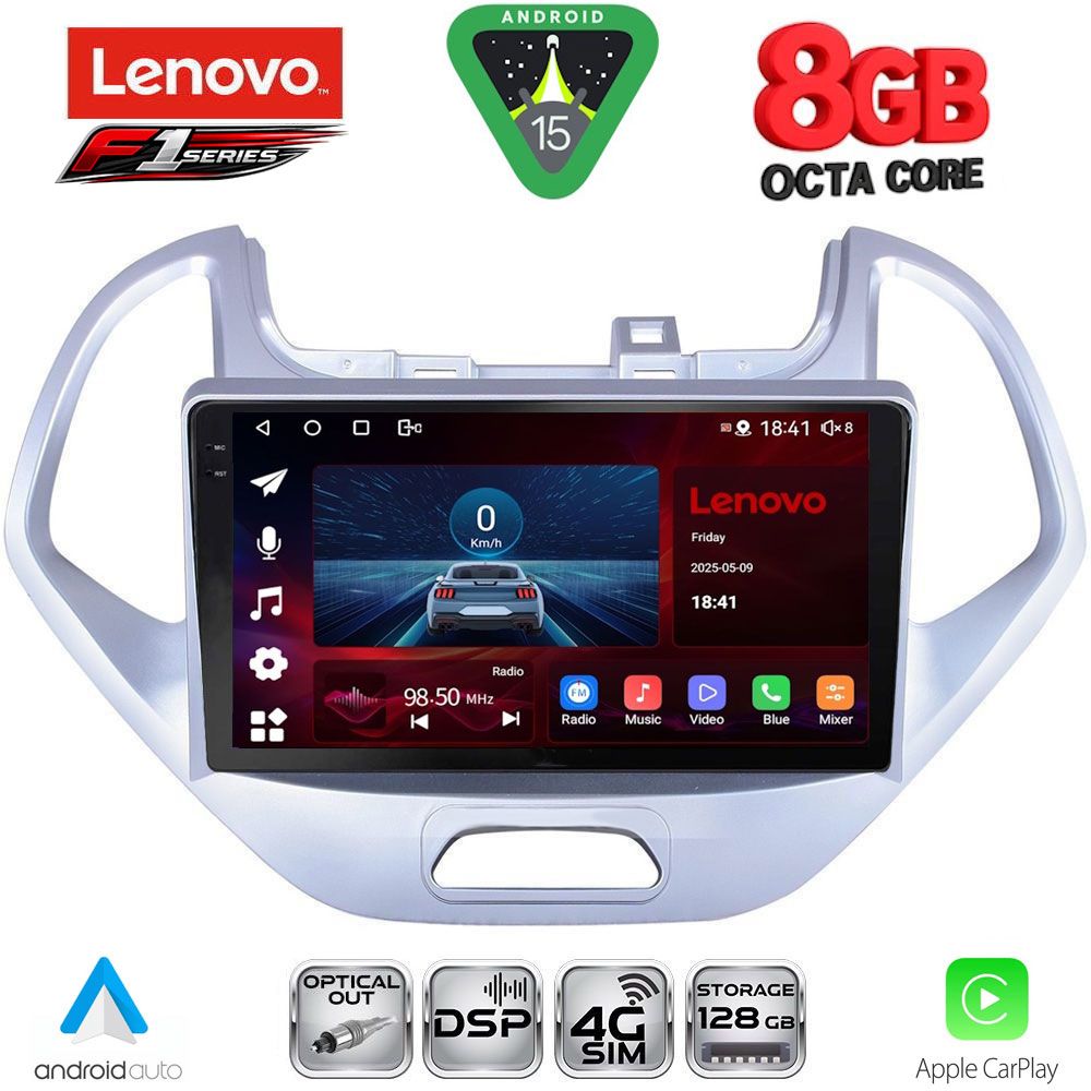 LENOVO SSR 10167LO_CPA (9inc) MULTIMEDIA TABLET for FORD KA mod. 2017-2024 LENOVO SSR 10167LO_CPA (9inc) MULTIMEDIA TABLET for FORD KA mod. 2017-2024