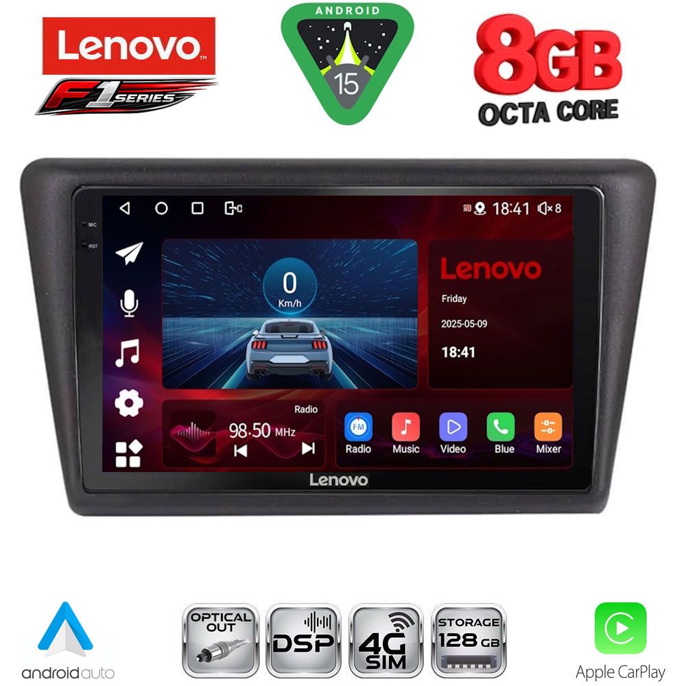LENOVO SSR 10600_CPA (9inc) MULTIMEDIA TABLET for SKODA RAPID SPACEBACK mod. 2014-2019 LENOVO SSR 10600_CPA (9inc) MULTIMEDIA TABLET for SKODA RAPID SPACEBACK mod. 2014-2019