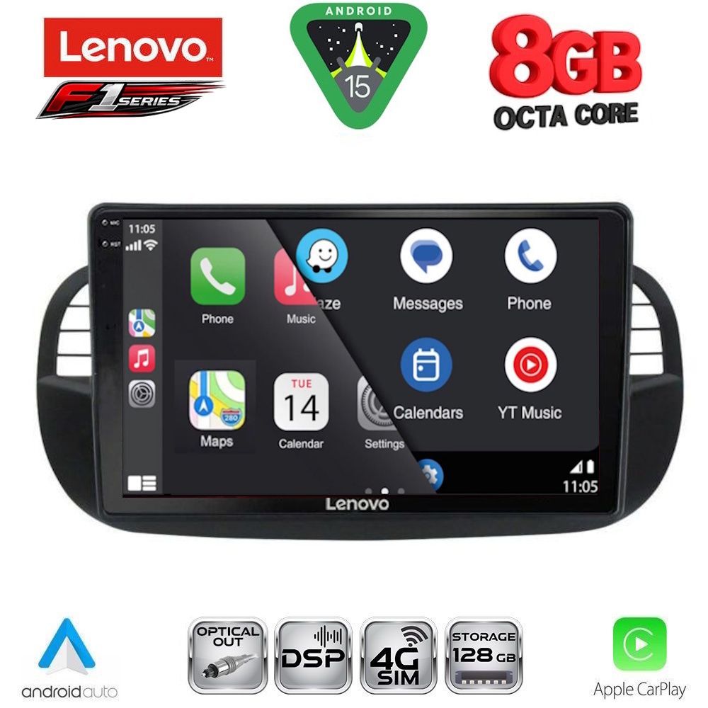 LENOVO SSR 10130BL_CPA (9inc) MULTIMEDIA TABLET for FIAT 500 mod. 2007-2015 (BLACK) LENOVO SSR 10130BL_CPA (9inc) MULTIMEDIA TABLET for FIAT 500 mod. 2007-2015 (BLACK)