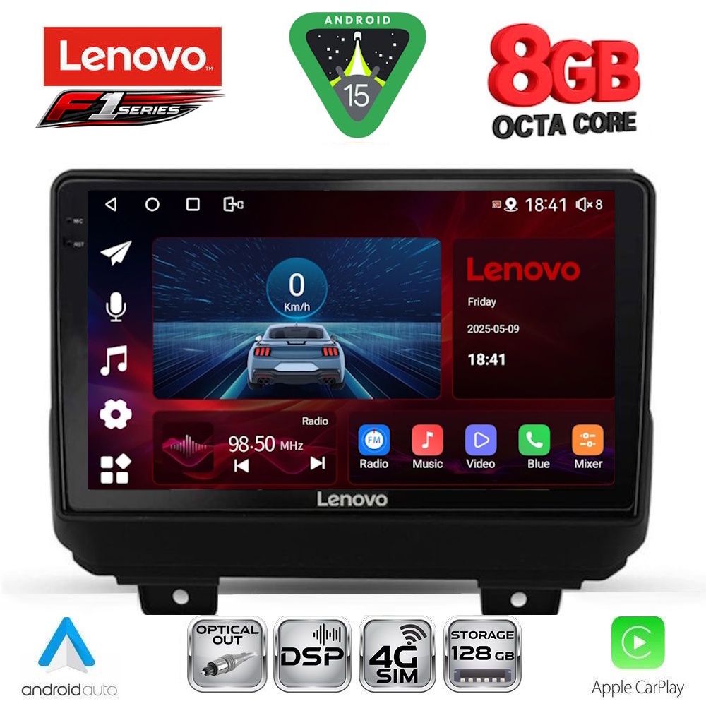 LENOVO SSR 10298_CPA (9inc) MULTIMEDIA TABLET for JEEP WRANGLER mod. 2018-2026 LENOVO SSR 10298_CPA (9inc) MULTIMEDIA TABLET for JEEP WRANGLER mod. 2018-2026