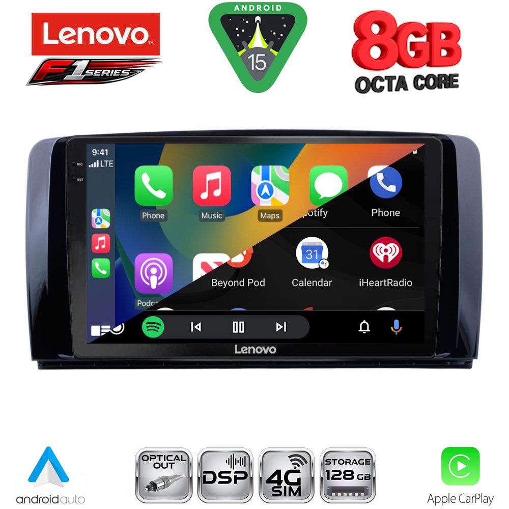 LENOVO SSR 10422_CPA (9inc) MULTIMEDIA TABLET for MERCEDES R (W251) mod. 2006-2015 LENOVO SSR 10422_CPA (9inc) MULTIMEDIA TABLET for MERCEDES R (W251) mod. 2006-2015