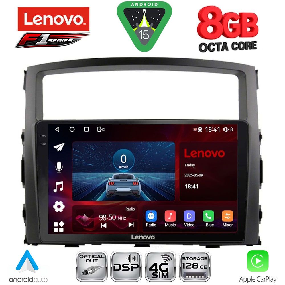 LENOVO SSR 10446_CPA (9inc) MULTIMEDIA TABLET for MITSUBISHI PAJERO mod. 2006-2013 LENOVO SSR 10446_CPA (9inc) MULTIMEDIA TABLET for MITSUBISHI PAJERO mod. 2006-2013