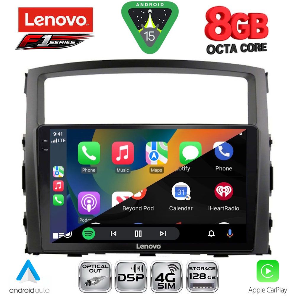 LENOVO SSR 10446_CPA (9inc) MULTIMEDIA TABLET for MITSUBISHI PAJERO mod. 2006-2013 LENOVO SSR 10446_CPA (9inc) MULTIMEDIA TABLET for MITSUBISHI PAJERO mod. 2006-2013