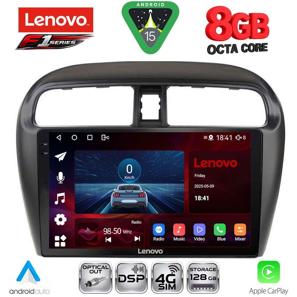 LENOVO SSR 10448_CPA (9inc) MULTIMEDIA TABLET for MITSUBISHI SPACESTAR mod. 2013-2020 LENOVO SSR 10448_CPA (9inc) MULTIMEDIA TABLET for MITSUBISHI SPACESTAR mod. 2013-2020