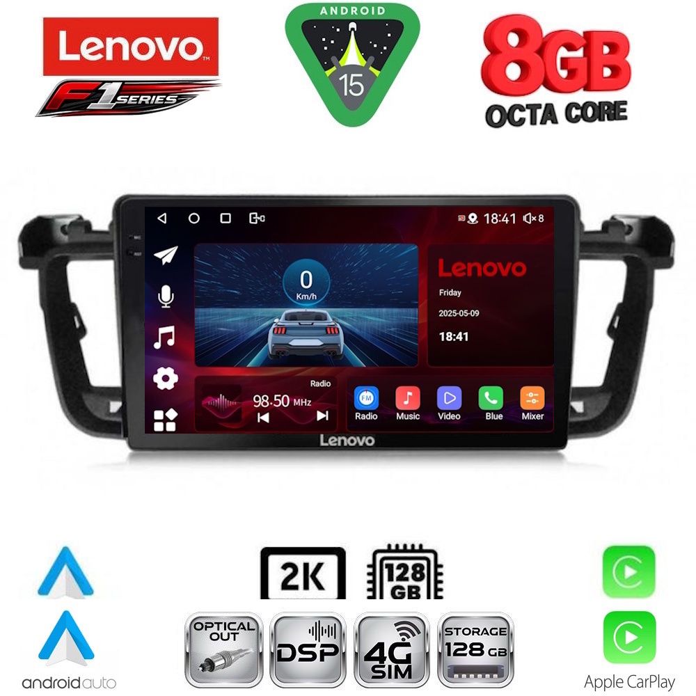 LENOVO SSR 10518_CPA (9inc) MULTIMEDIA TABLET for PEUGEOT 508 mod. 2010-2016 LENOVO SSR 10518_CPA (9inc) MULTIMEDIA TABLET for PEUGEOT 508 mod. 2010-2016