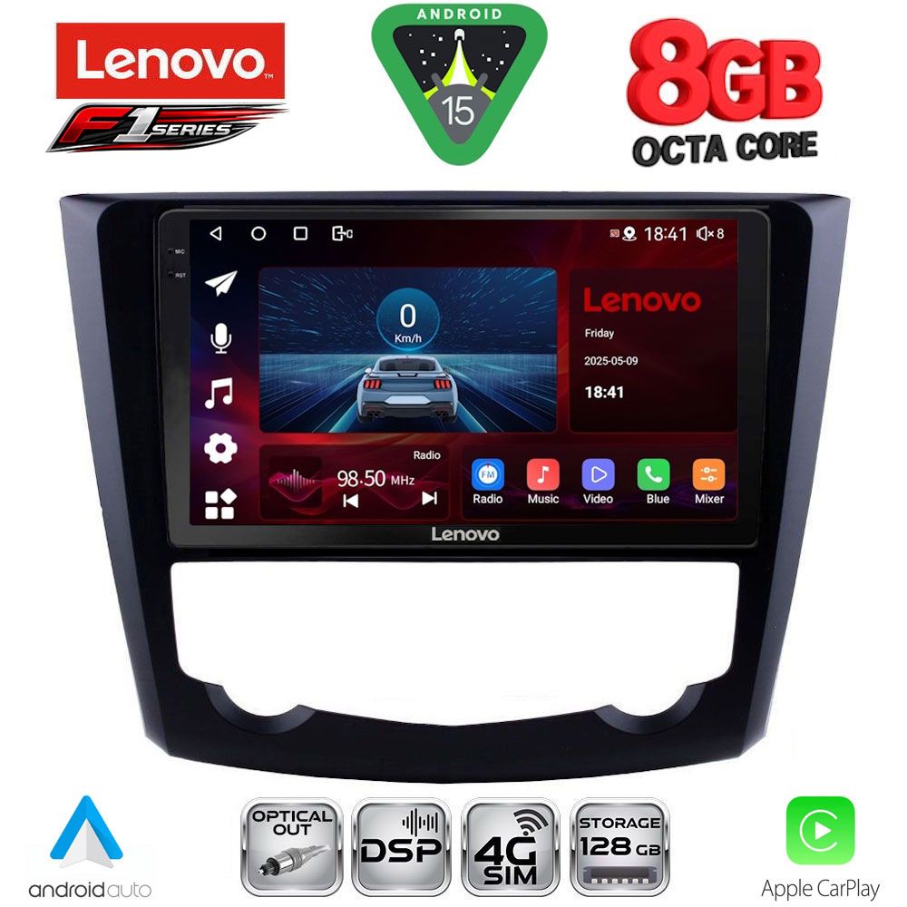 LENOVO SSR 10549_CPA (9inc) MULTIMEDIA TABLET for RENAULT KADJAR mod. 2015-2025 LENOVO SSR 10549_CPA (9inc) MULTIMEDIA TABLET for RENAULT KADJAR mod. 2015-2025