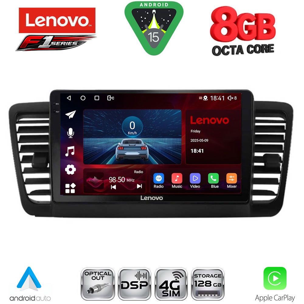 LENOVO SSR 10665_CPA (9inc) MULTIMEDIA TABLET for SUBARU LEGACY - OUTBACK mod. 2002-2008 LENOVO SSR 10665_CPA (9inc) MULTIMEDIA TABLET for SUBARU LEGACY - OUTBACK mod. 2002-2008